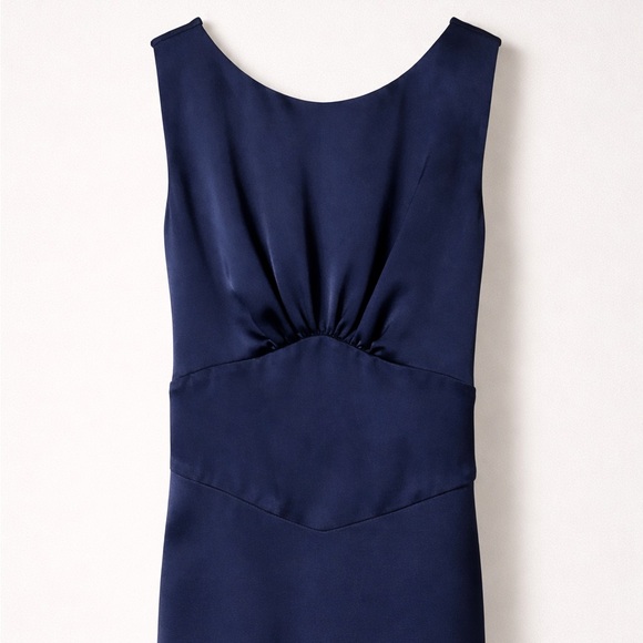 Hobbs London Navy Sleeveless Maxi Dress | Elegant Evening Formal - Picture 3 of 7
